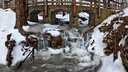 Bridge above Sugar Shack Falls